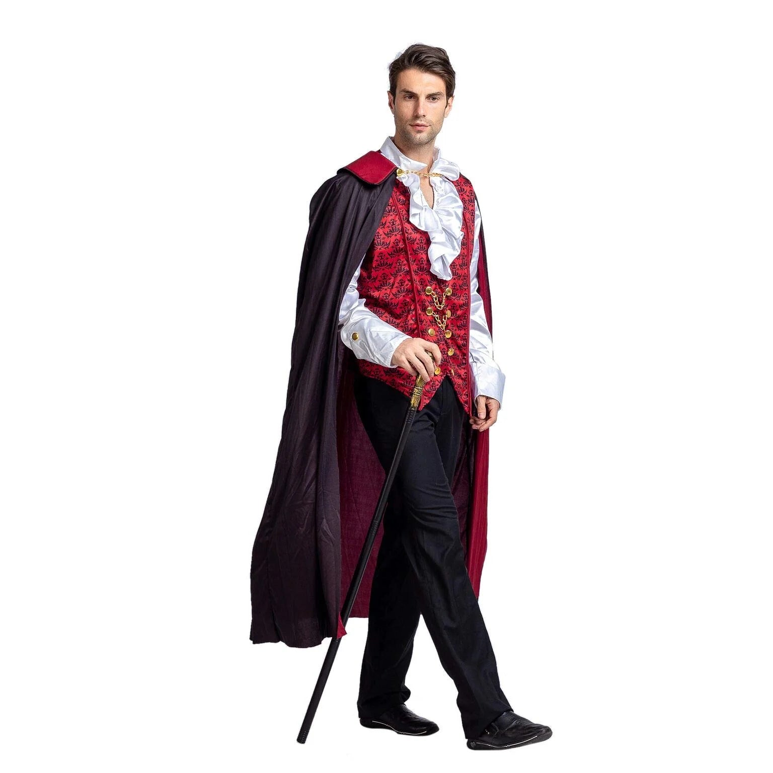 Halloween Vampire Costume Set for Adult Halloween Costumes Party Fancy Dress-Up